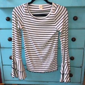 We the free ruffle long sleeve